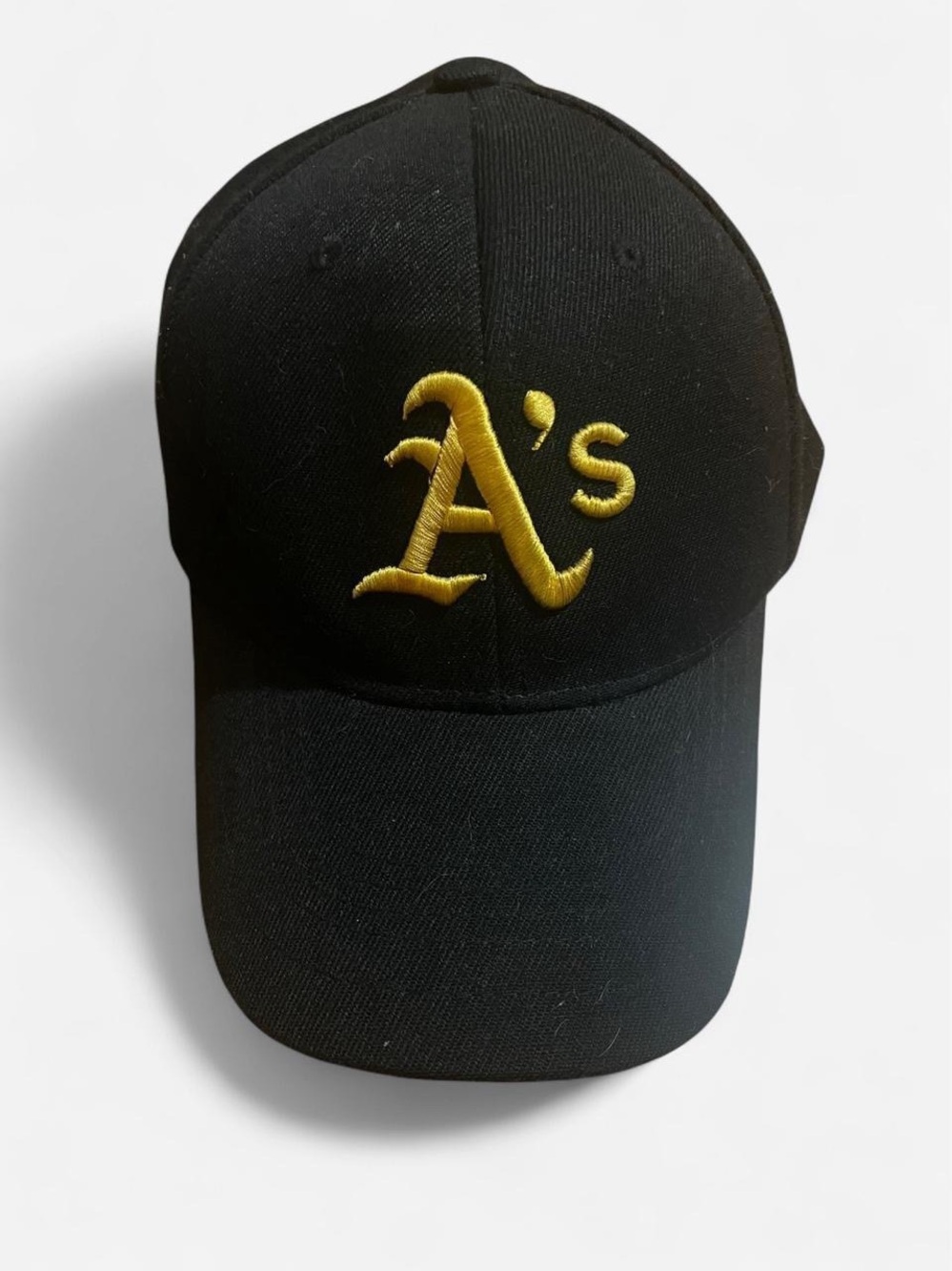 Oakland Athletics Classic Black Baseball Cap with Yellow "A's" Embroidery MLB